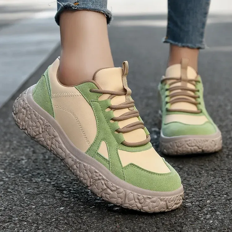 Women's Suede Patchwork Sport Shoes