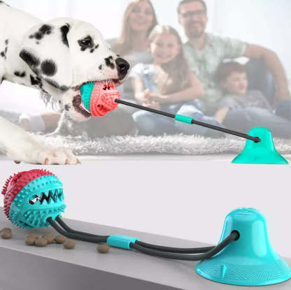 Indestructible Dog Chew Toy Suction Cup Dog Toy