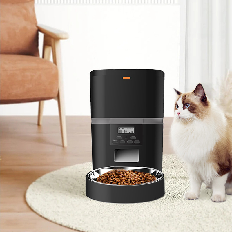 Exclusive Large Automatic Dog Cat Time Pet Food Feeder Dispenser-gladdween
