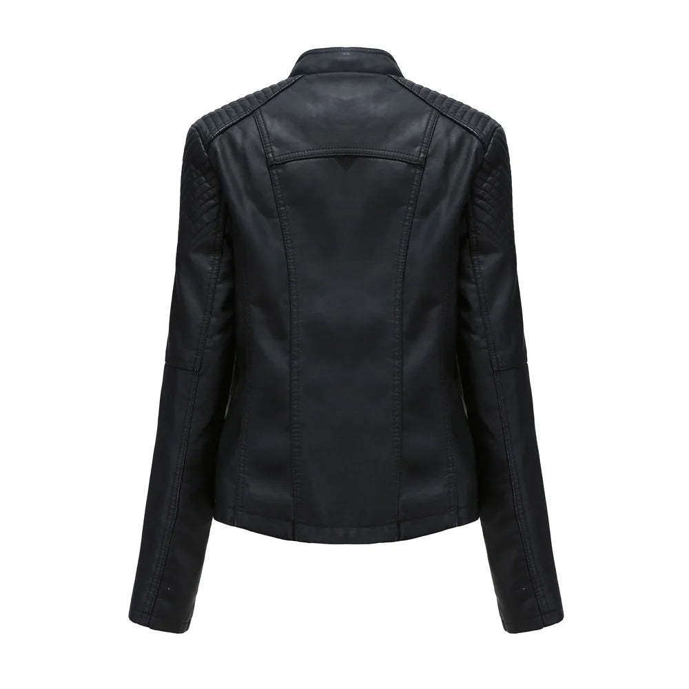 Willa - Sleek Leather Jacket