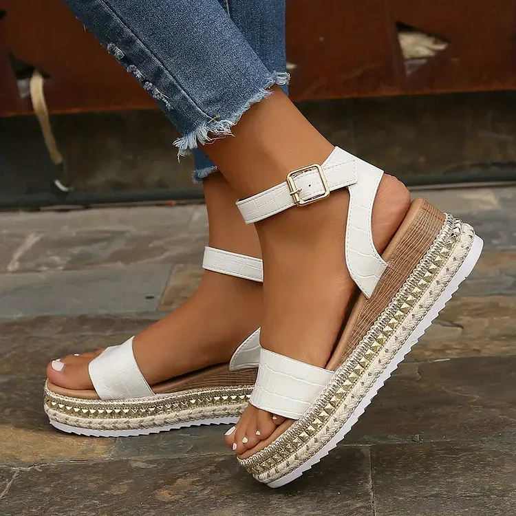 Women’s Orthopedic Platform Strap Sandals