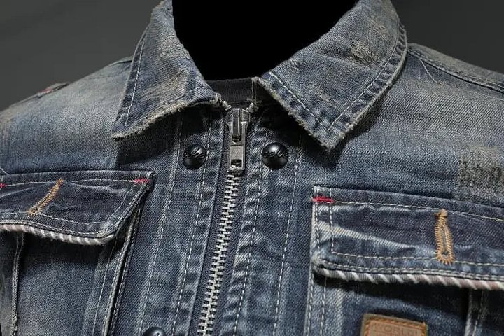 Retro denim jacket for a vintage style
