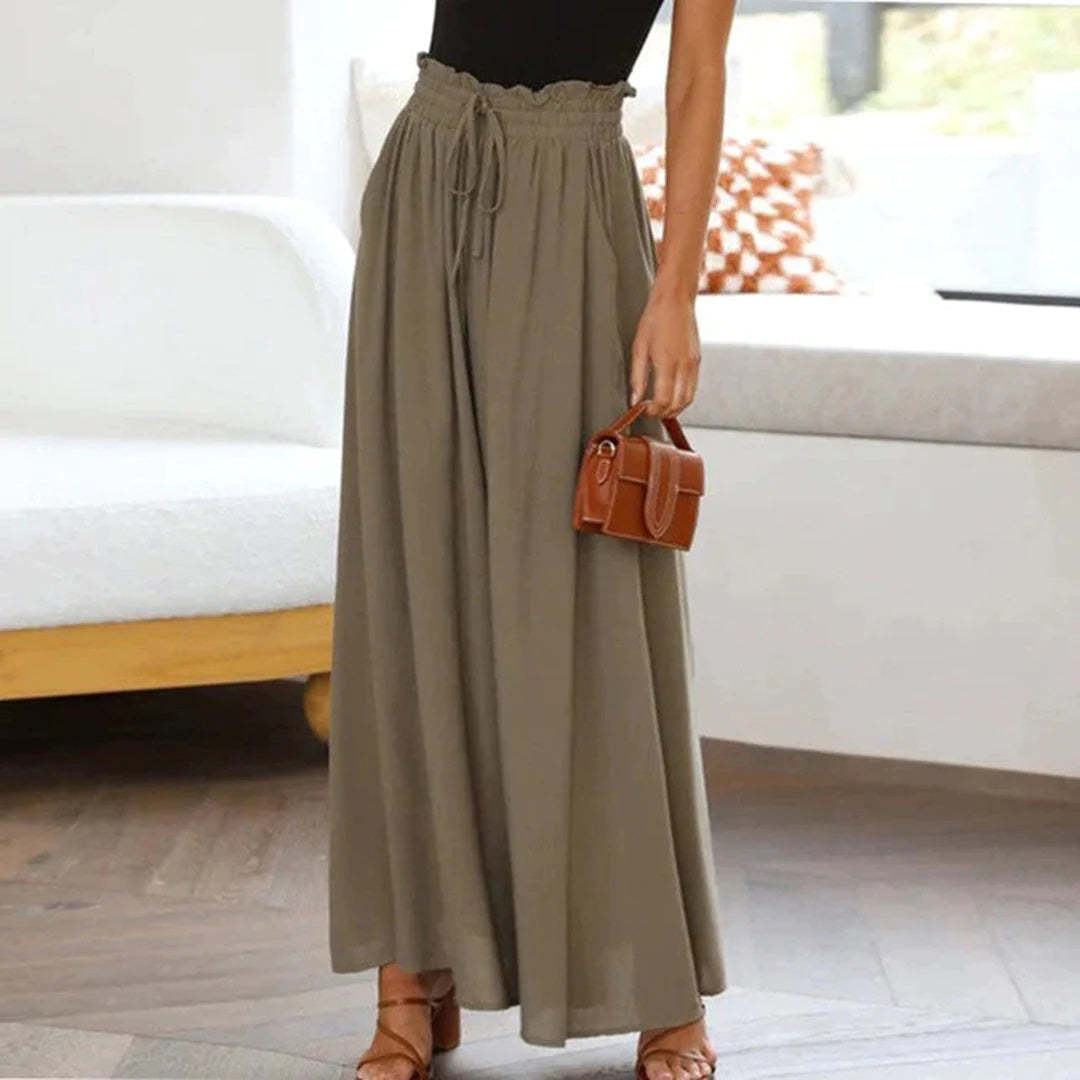 Drusilla - Wide Leg Pants - Chic - Polyester - Everday Wear