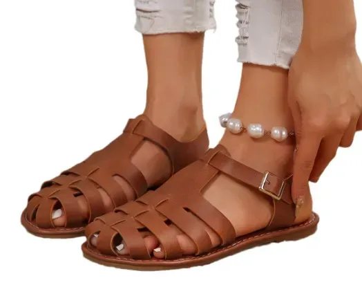 Women's Classic Buckle Strap Casual Sandals
