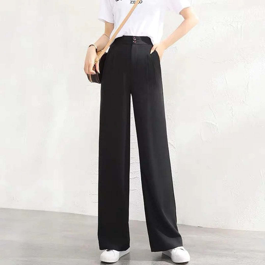 Jenna - Straight trousers - Chic - High Quality Cotton - For Formal Oc