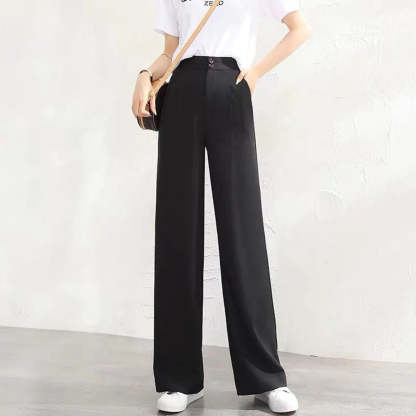 Jenna - Straight trousers - Chic - High Quality Cotton - For Formal Occasions