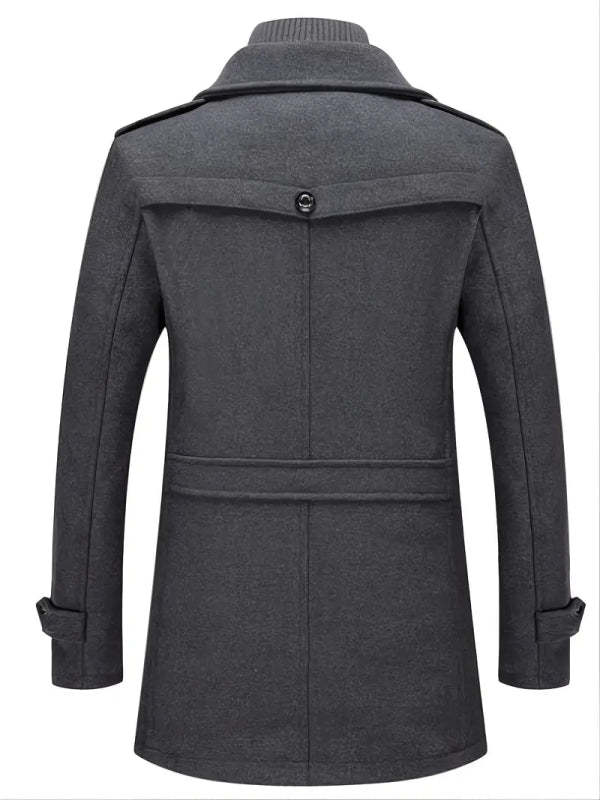 Men's Business Wool Overcoat
