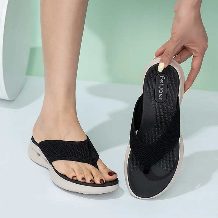 Women's Thick Bottom Beach Sandals Slippers Non-slip Wear-resistant