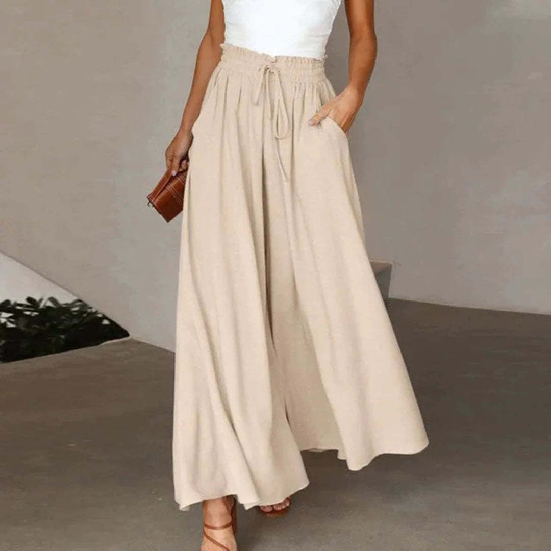 Drusilla - Wide Leg Pants - Chic - Polyester - Everday Wear