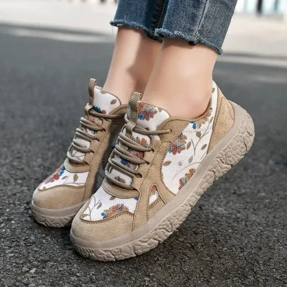 Women's Suede Patchwork Sport Shoes