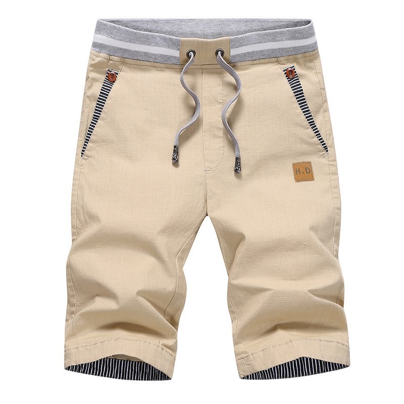 Men's Cotton Casual Quarter Pants