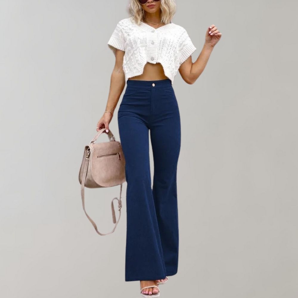 Noemi - Corduroy Flared Pants