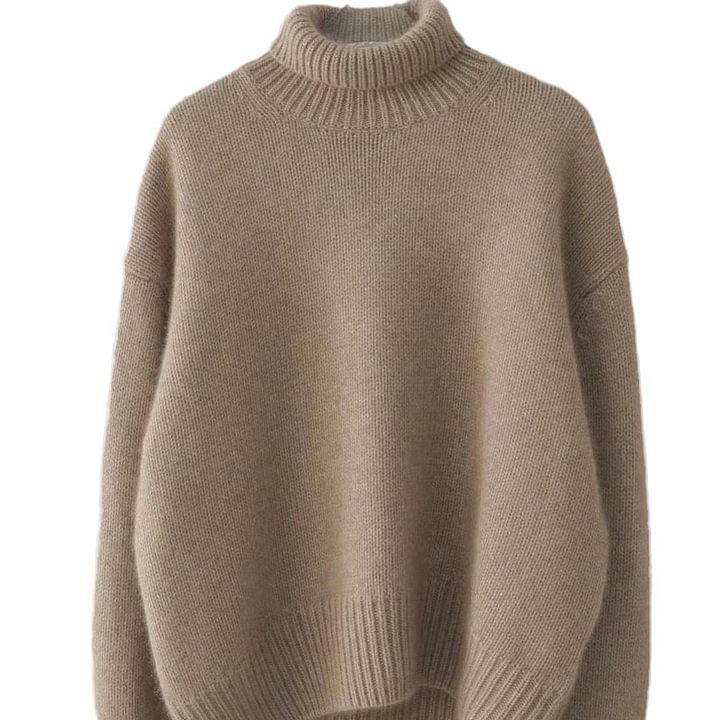 Cashmere Turtleneck Women's Sweater