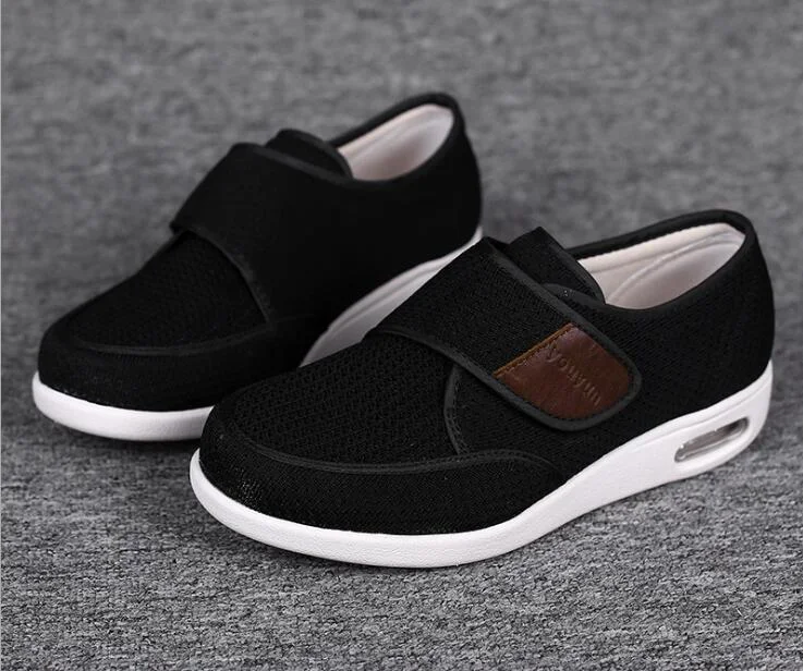 Orthopedic Wide Fit Walking Shoes for Swollen Feet and Diabetic Comfort
