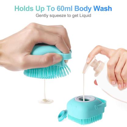 Pet Shampoo Grooming Brush