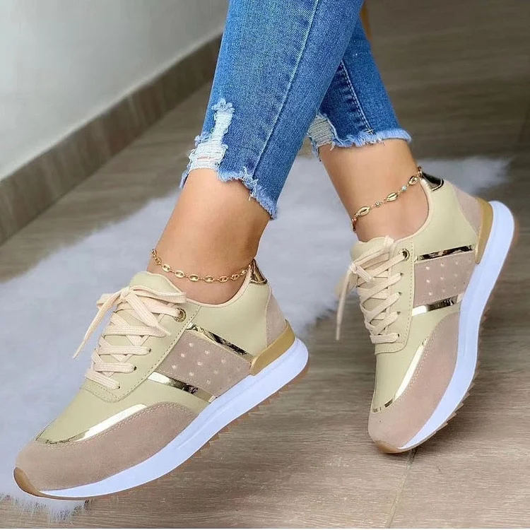 Orthopedic Women Shoes Leather Breathable Comfy Summer Platform Sneakers