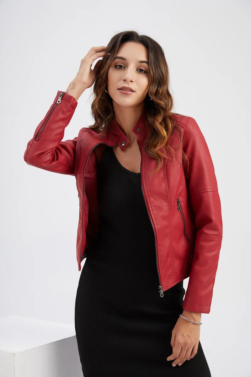 Meja - Elegant Leather Jacket