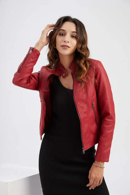 Meja - Elegant Leather Jacket