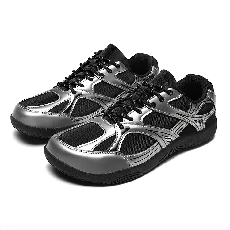 Metallic Mesh Active Sneakers