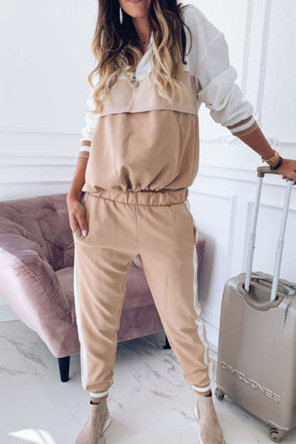 Daphne - women's sports suit long-sleeved top and casual pants set