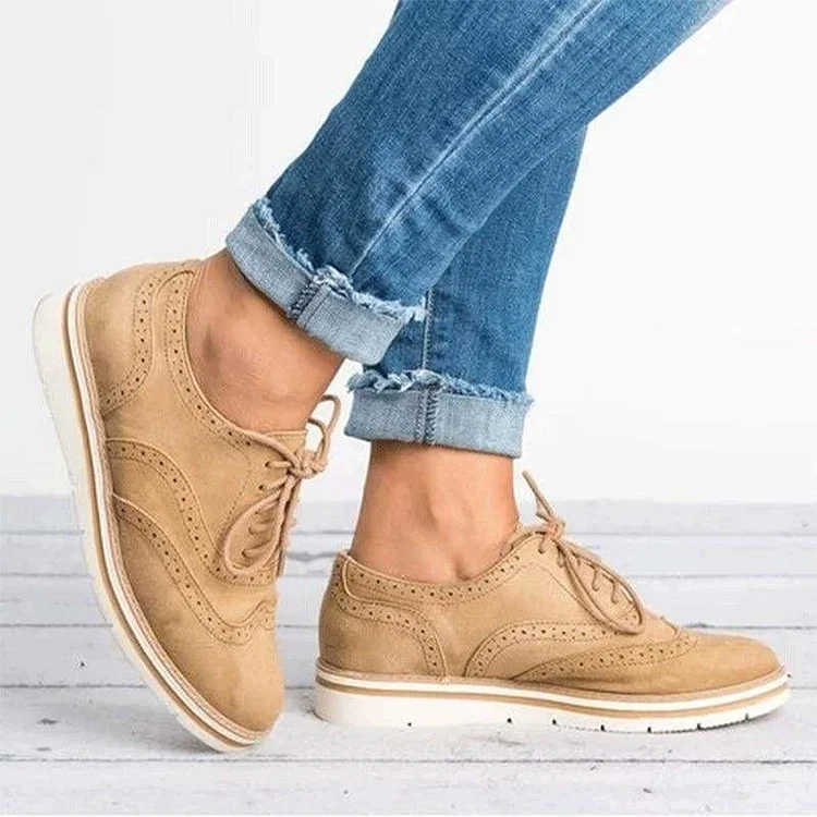 Womens Rubber Brogue Shoes Stomach Flower-shaped Decorative Flat Shoes