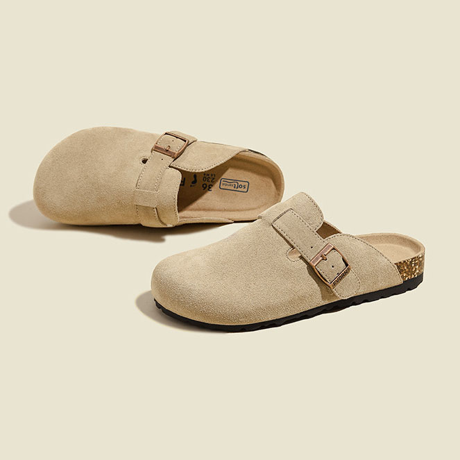 100% Vegan Suede Clogs