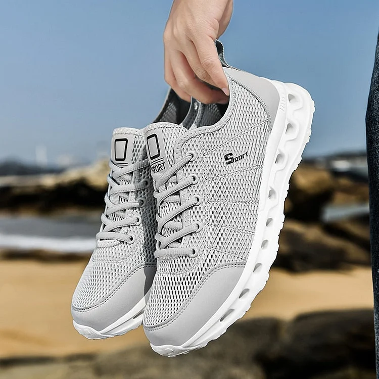 Men Aqua Outdoor Breathable Beach Upstream Shoes