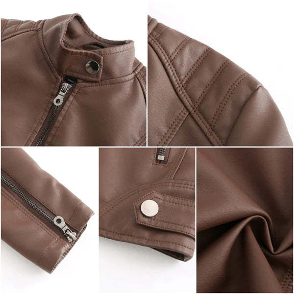 Meja - Elegant Leather Jacket