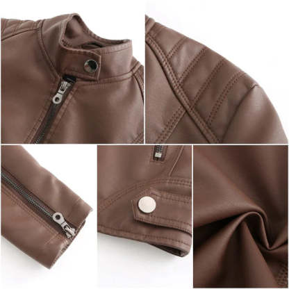 Meja - Elegant Leather Jacket