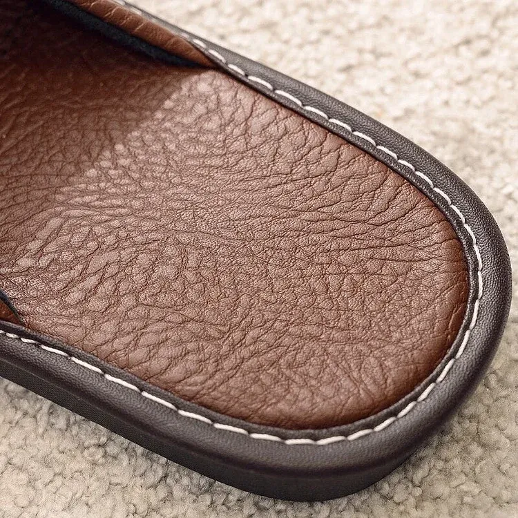 Men Fashionable Slippers Nonslip Autumn Winter Shoes