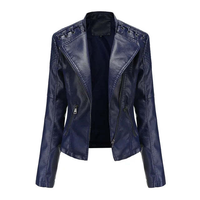 Willa - Sleek Leather Jacket
