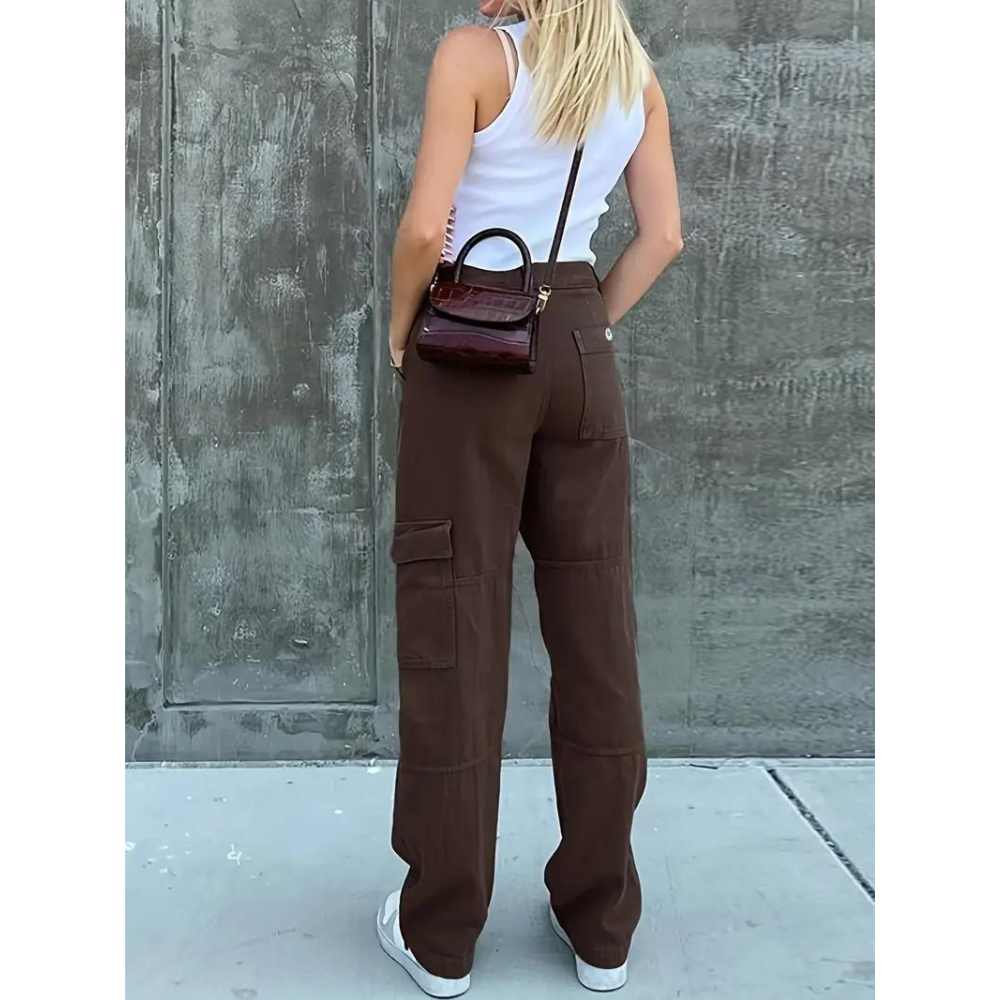Ingrid - Cargo Pants - Casual - High-Quality Cotton - Perfect for Everyday Wear