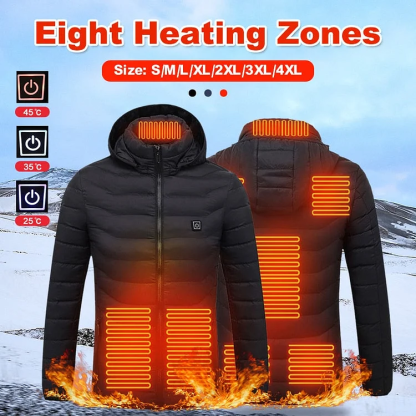 Unisex Heated Jacket Heating Coat Electric