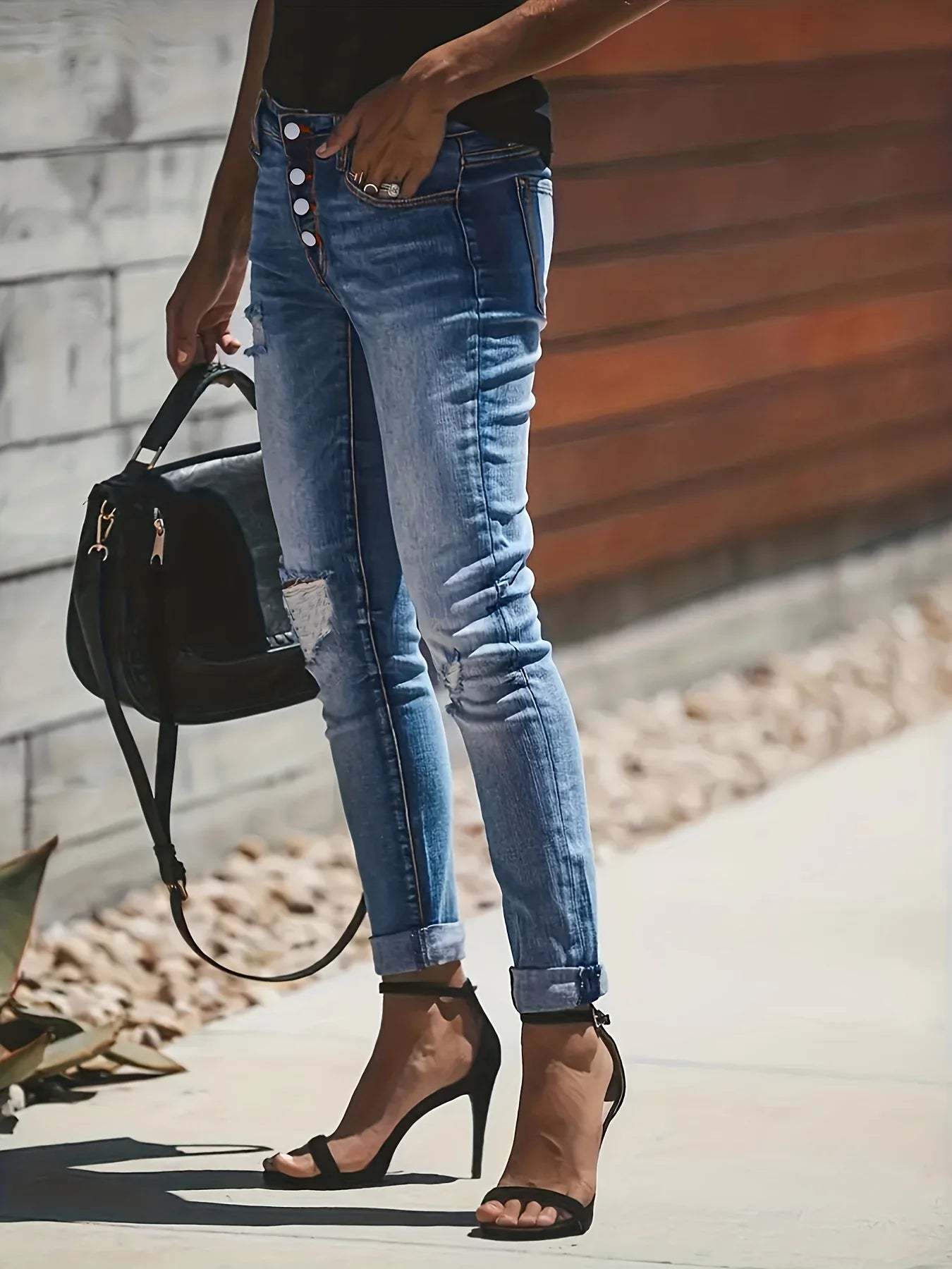 Angela - Casual Denim Jeans
