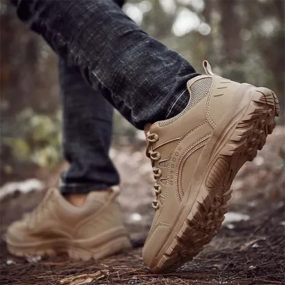 Outdoor Sports Thick Sole Waterproof Durable Men's Sneakers