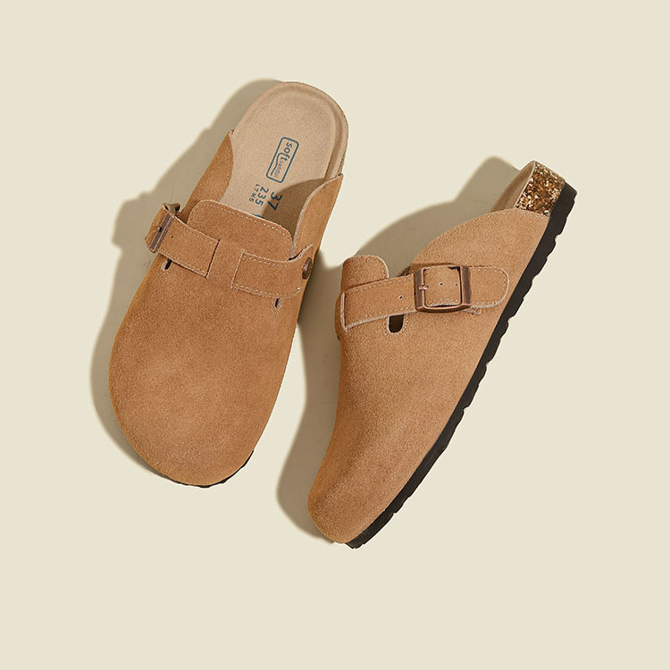 100% Vegan Suede Clogs