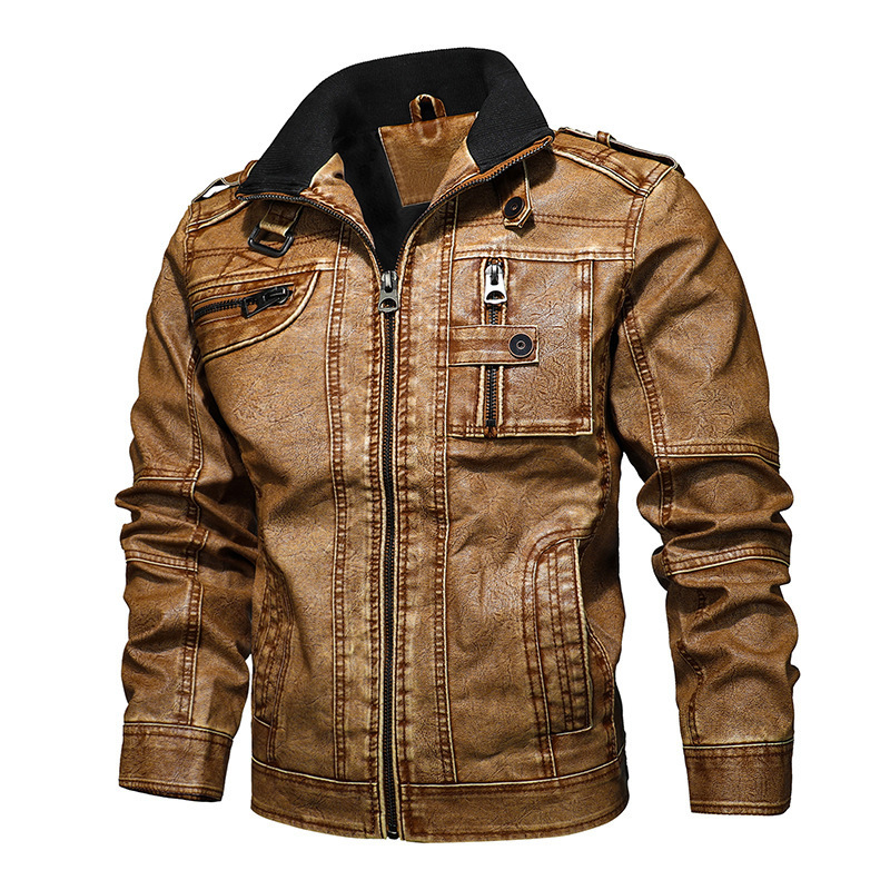 Men's Casual Leather Jacket