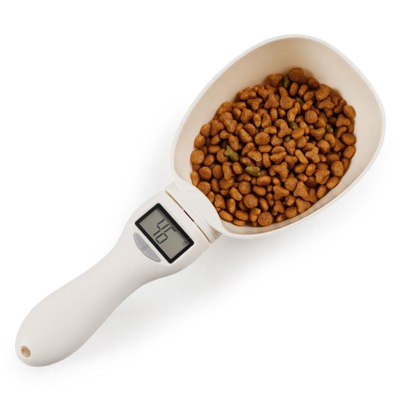 Pet Food Scale Cup For Dog Cat Feeding Bowl Kitchen Scale Spoon Measuring Scoop Cup Portable With Led Display