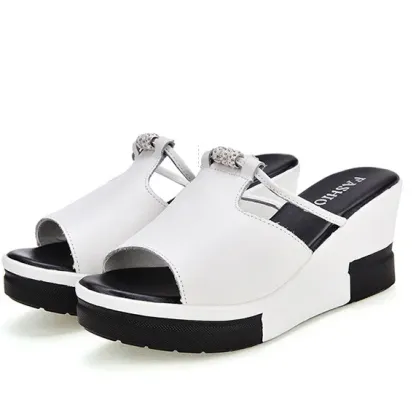 COMFORTABLE ORTHOPEDIC PLATFORM SANDALS