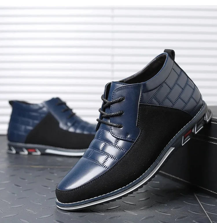 Gatsby Shoes High Top Oxford Derby Leather Shoes