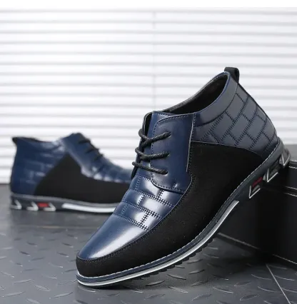 Gatsby Shoes High Top Oxford Derby Leather Shoes