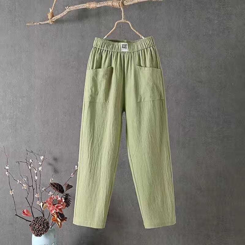 Victoria - Straight-Leg Pants - Casual - High-Quality Cotton - Perfect for Casual Days