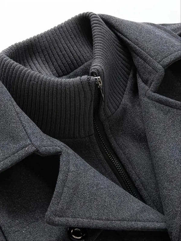 Men's Business Wool Overcoat