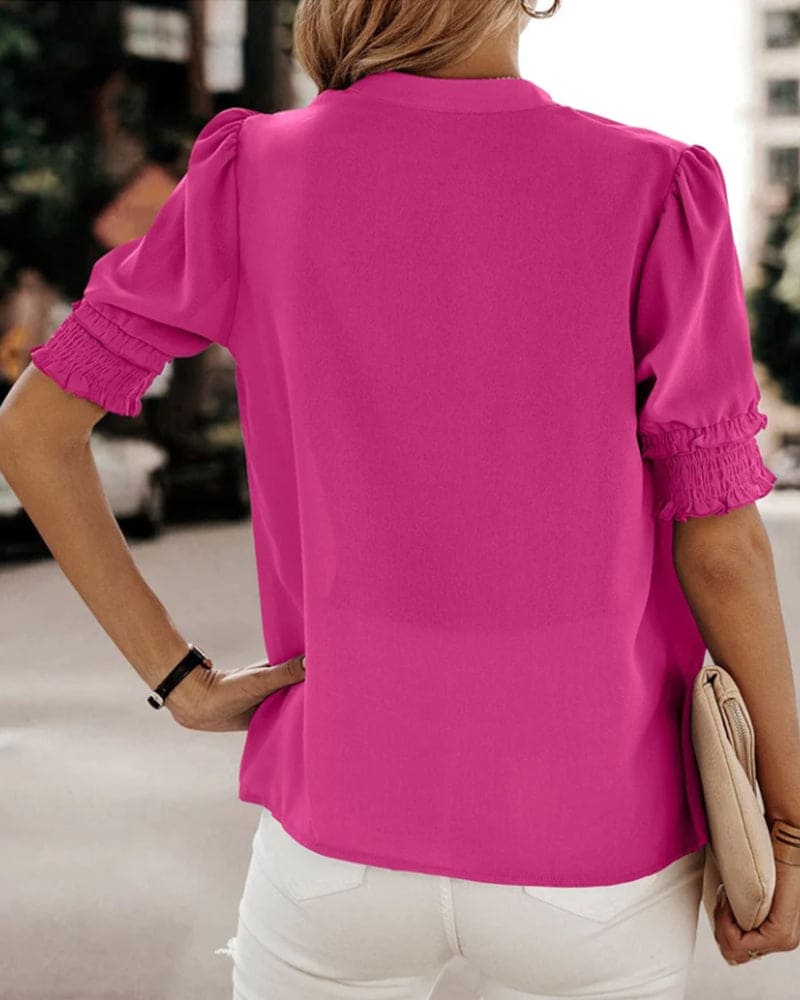 Flora V-Neck Blouse