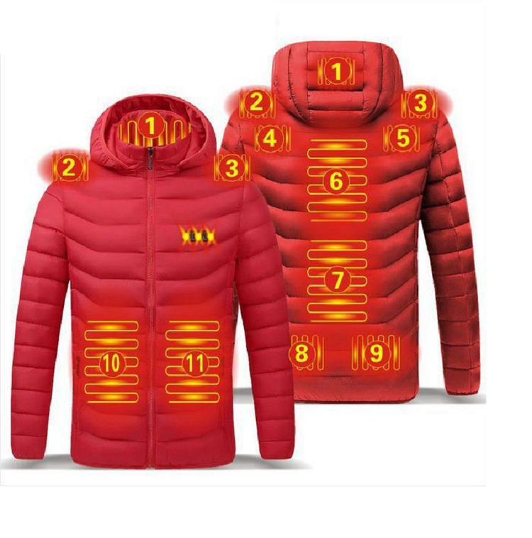 Electric 11 Areas Heated Hoodie Jacket