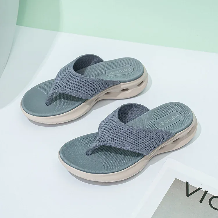 Women's Thick Bottom Beach Sandals Slippers Non-slip Wear-resistant