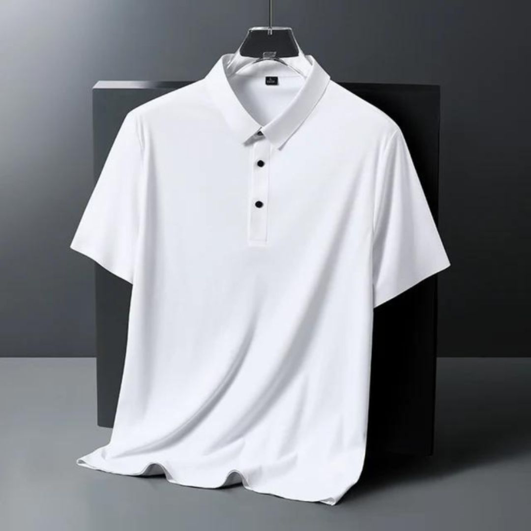 Summer Silk Business Short Sleeve T Shirt