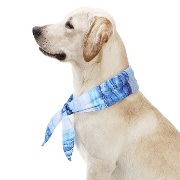 Dog Cooling Breathable Bandana Dog Ice Collar Soft Cool Neck Wrap-gladdween