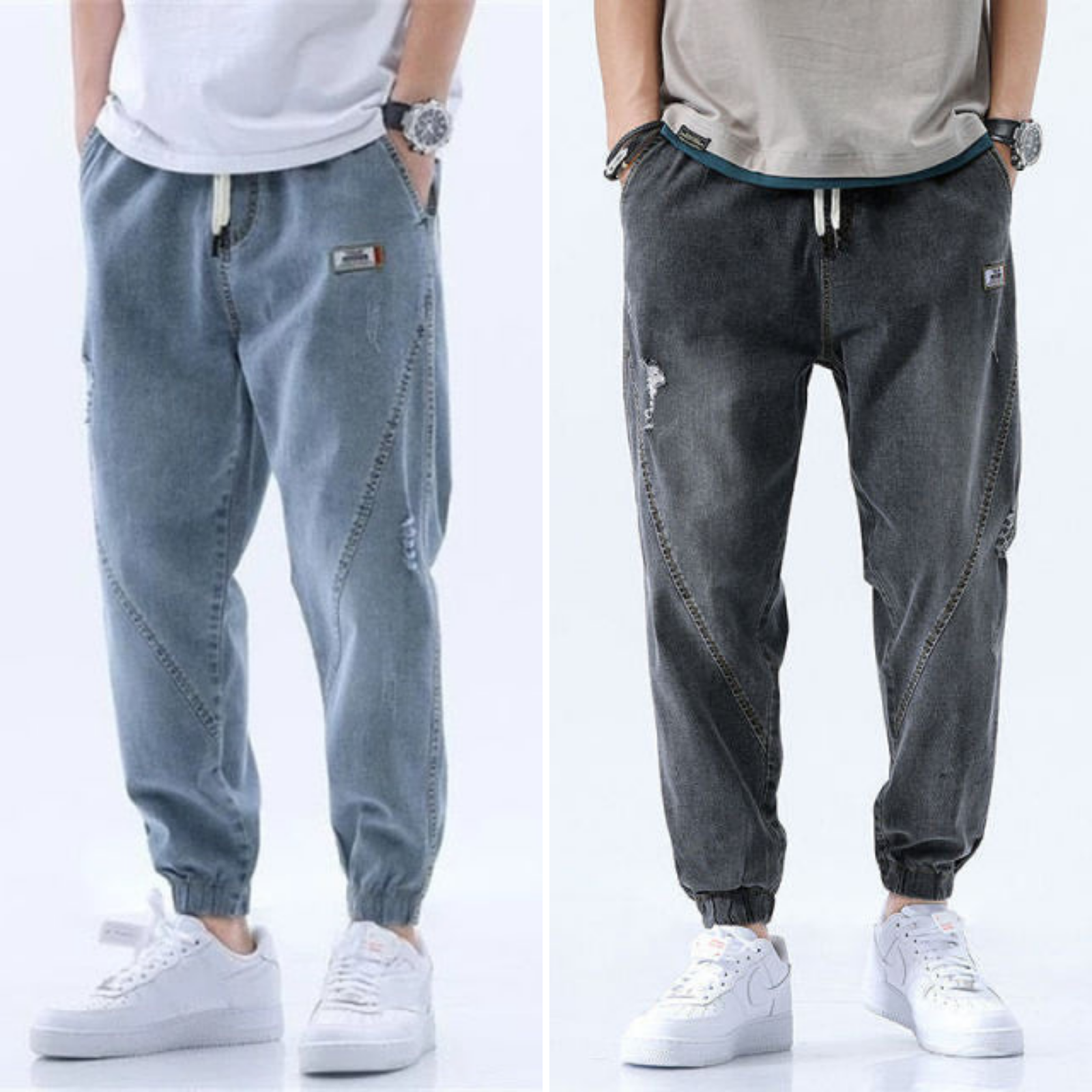 Casual Denim Joggers