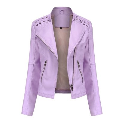 Lambskin leather jacket